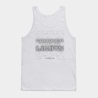 Conquer Your Limits Gym Workout Exercise Motivation Tank Top